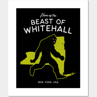 Home of the Beast of Whitehall - New York USA Cryptid Posters and Art